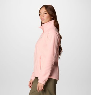 Women's Benton Springs Full Zip Fleece Jacket, Color: Pink Sand, image 39