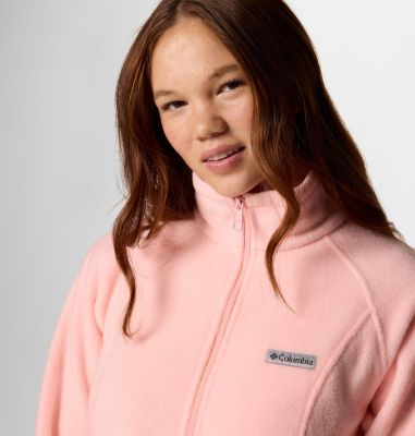 Women's Benton Springs Full Zip Fleece Jacket, Color: Pink Sand, image 40