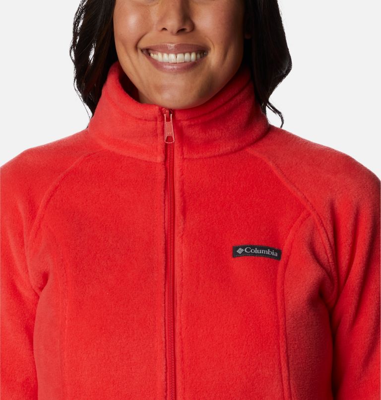 Women’s Benton Springs Full Zip Fleece Jacket, Color: Red Hibiscus, image 4