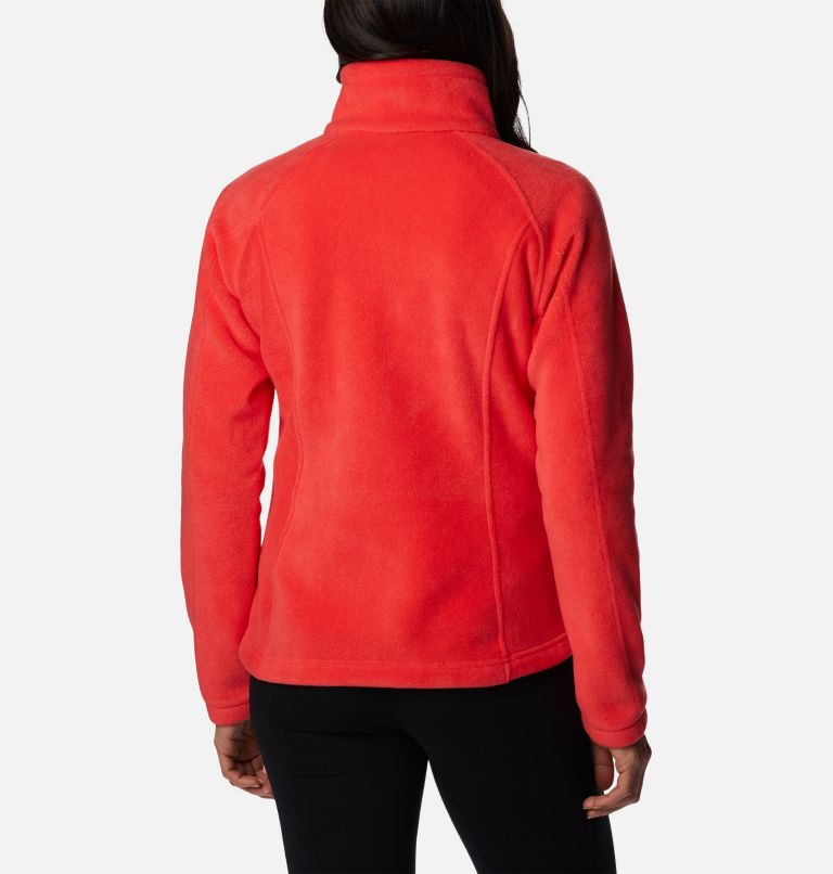 Women’s Benton Springs Full Zip Fleece Jacket, Color: Red Hibiscus, image 2