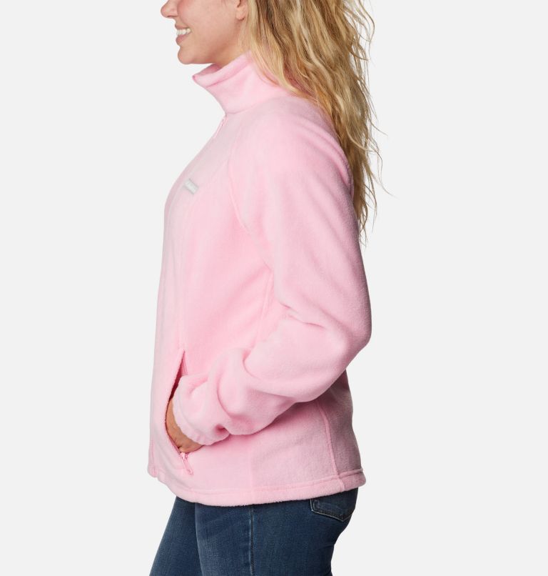 Women's Benton Springs Full Zip Fleece Jacket, Color: Wild Rose, image 3