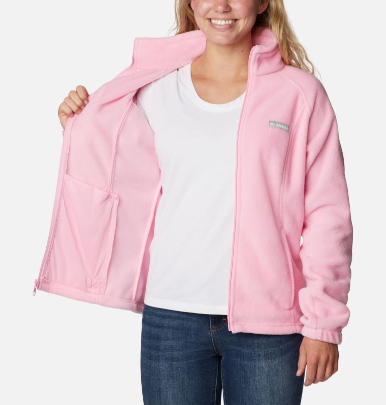 Thumbnail: Women's Benton Springs Full Zip Fleece Jacket, Color: Wild Rose, image 5