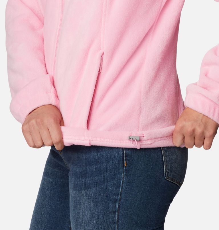Thumbnail: Women's Benton Springs Full Zip Fleece Jacket - Petite, Color: Wild Rose, image 6
