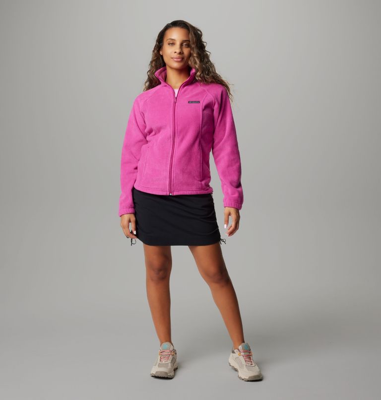 Women's Benton Springs Full Zip Fleece Jacket, Color: Fuchsia, image 3
