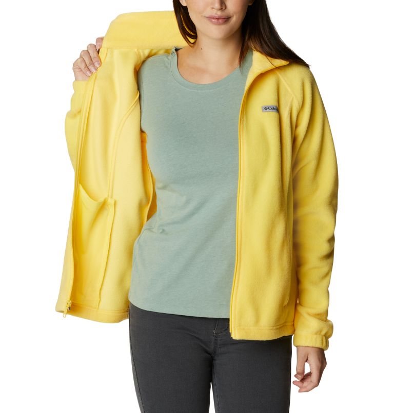 Thumbnail: Women's Benton Springs Full Zip Fleece Jacket - Petite, Color: Sun Glow, image 5