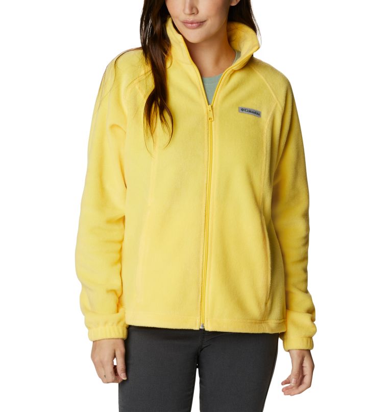 Thumbnail: Women's Benton Springs Full Zip Fleece Jacket - Petite, Color: Sun Glow, image 1