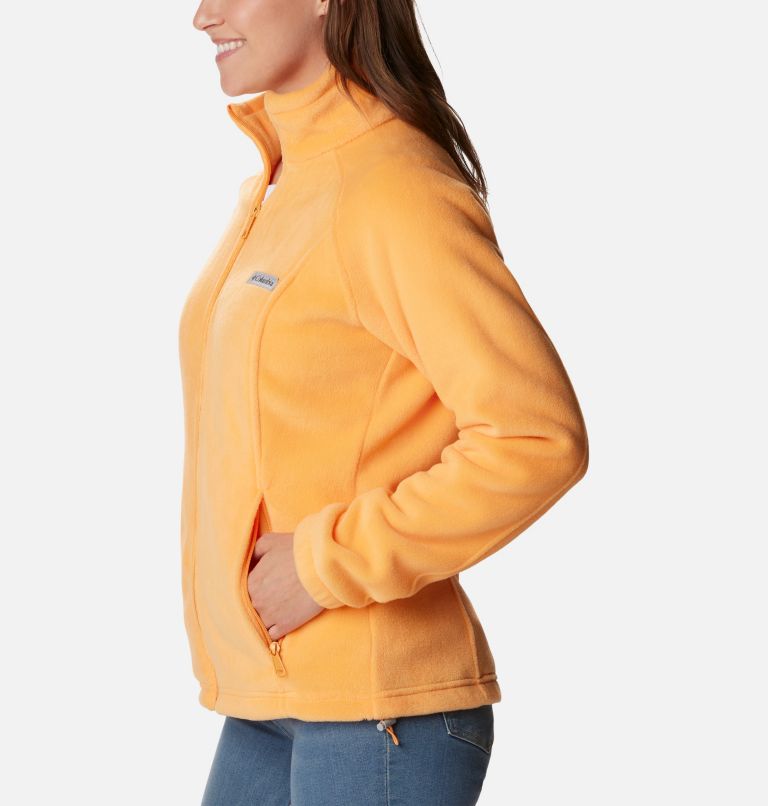 Thumbnail: Women's Benton Springs Full Zip Fleece Jacket, Color: Sunset Peach, image 3