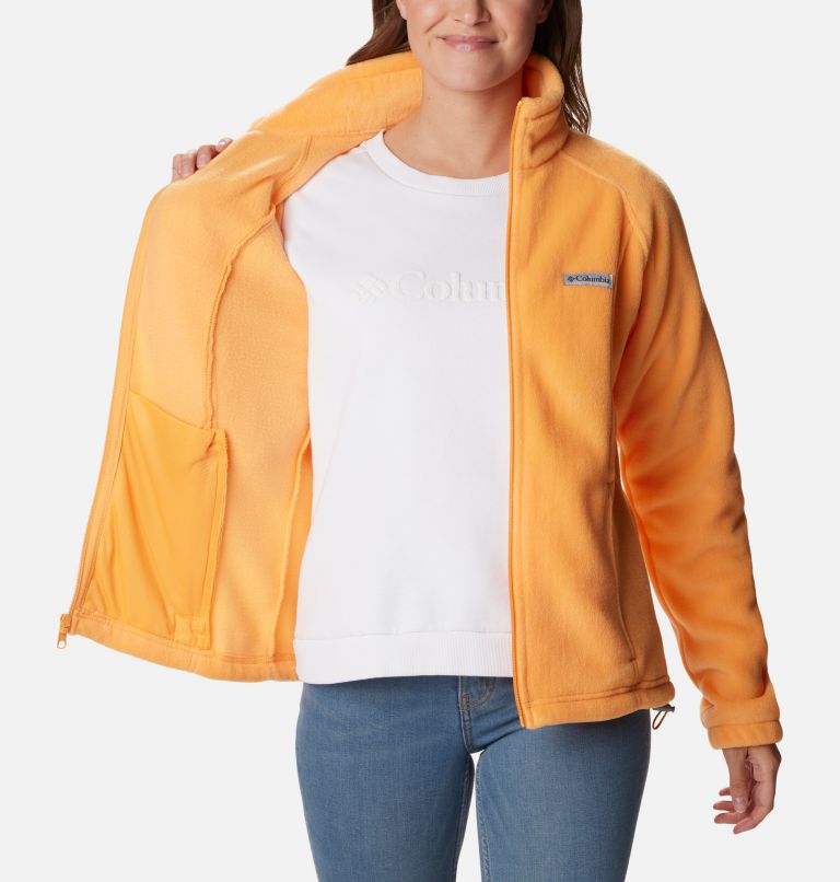 Thumbnail: Women’s Benton Springs Full Zip Fleece Jacket, Color: Sunset Peach, image 5