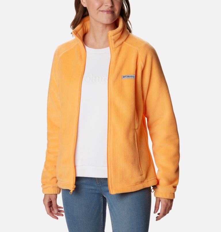 Thumbnail: Women's Benton Springs Full Zip Fleece Jacket, Color: Sunset Peach, image 7