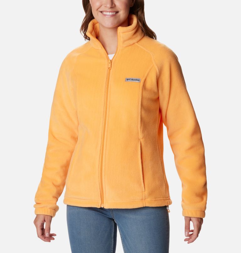Women's Benton Springs Full Zip Fleece Jacket, Color: Sunset Peach, image 1
