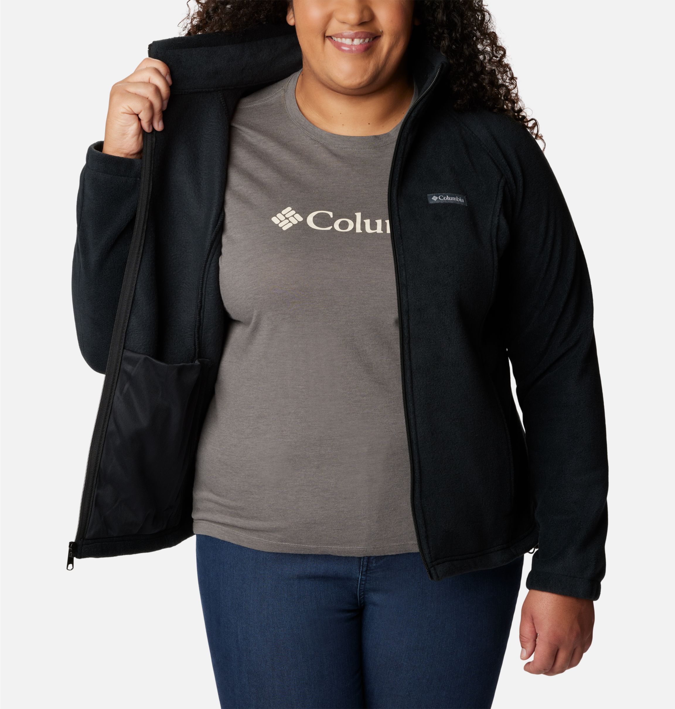 Plus size columbia havenwood best sale fleece jacket