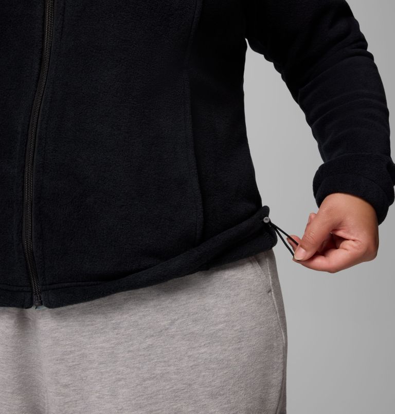 Women's Benton Springs Full Zip Fleece Jacket - Plus Size, Color: Black, image 6