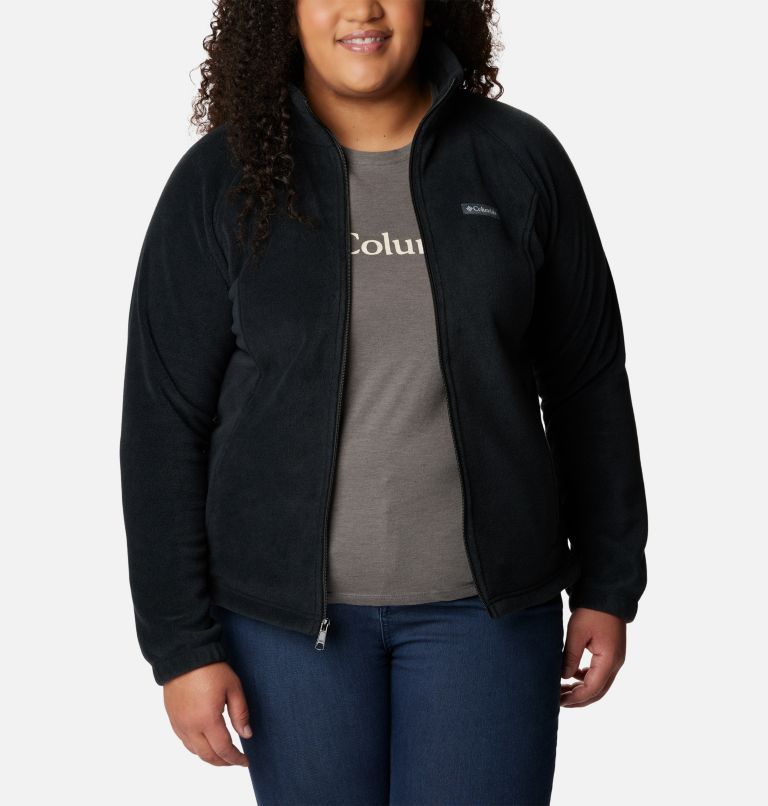 Columbia plus size benton springs hooded fleece on sale jacket