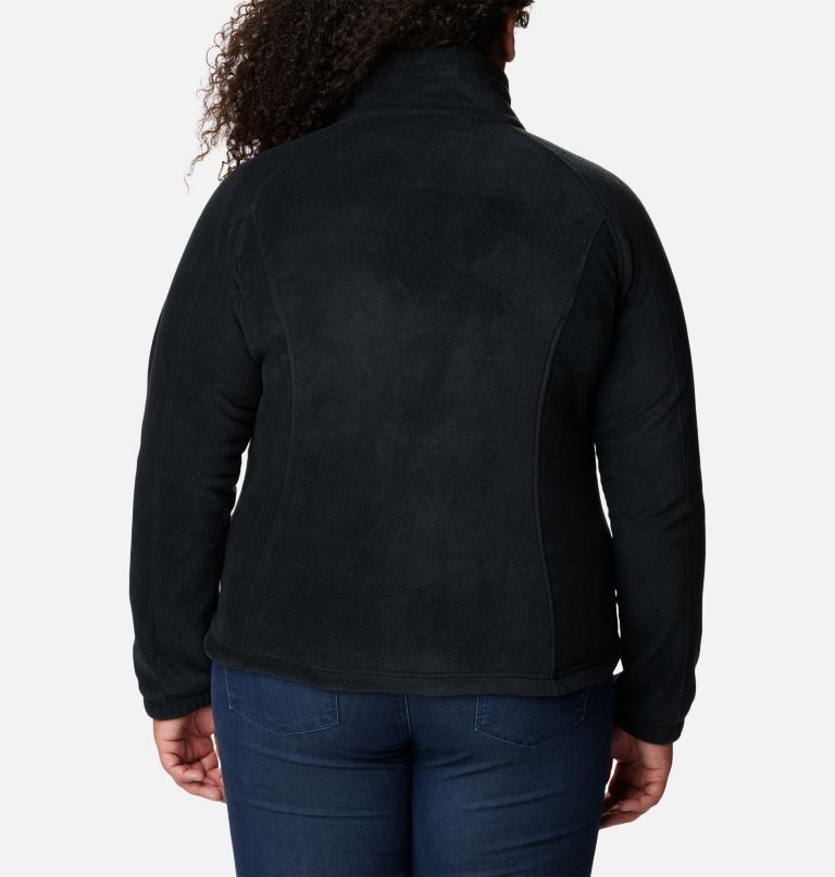 Thumbnail: Women's Benton Springs Full Zip Fleece Jacket - Plus Size, Color: Black, image 2