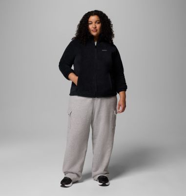 Women's Benton Springs Full Zip Fleece Jacket - Plus Size, Color: Black, image 62