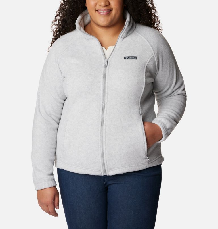 Columbia fleece sale jacket women's plus