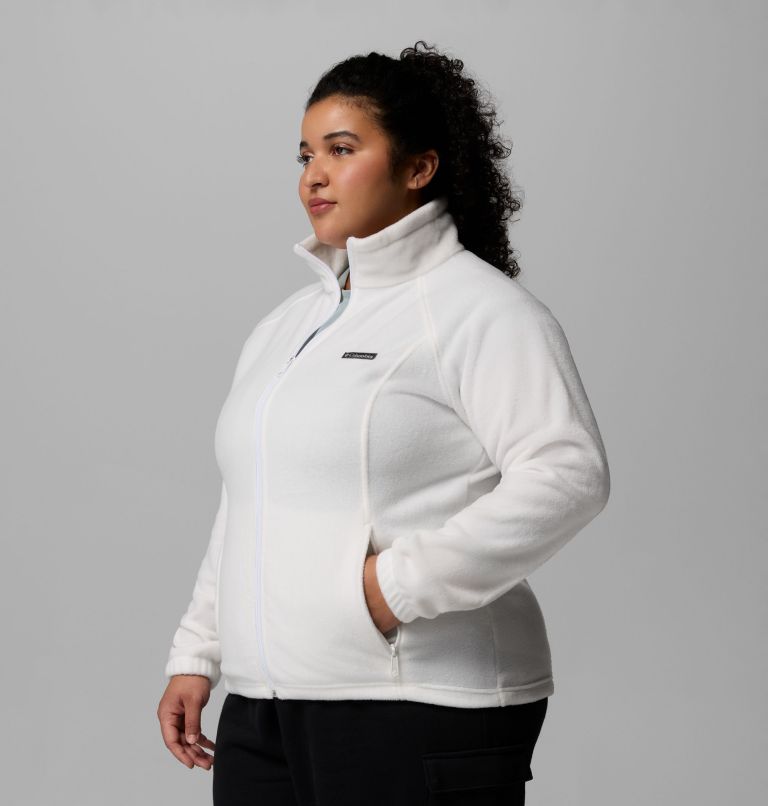 Women's Benton Springs Full Zip Fleece Jacket - Plus Size, Color: Sea Salt, image 4