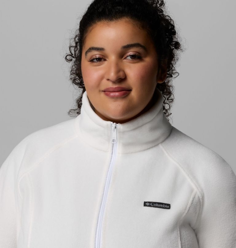 Women's Benton Springs Full Zip Fleece Jacket - Plus Size, Color: Sea Salt, image 6