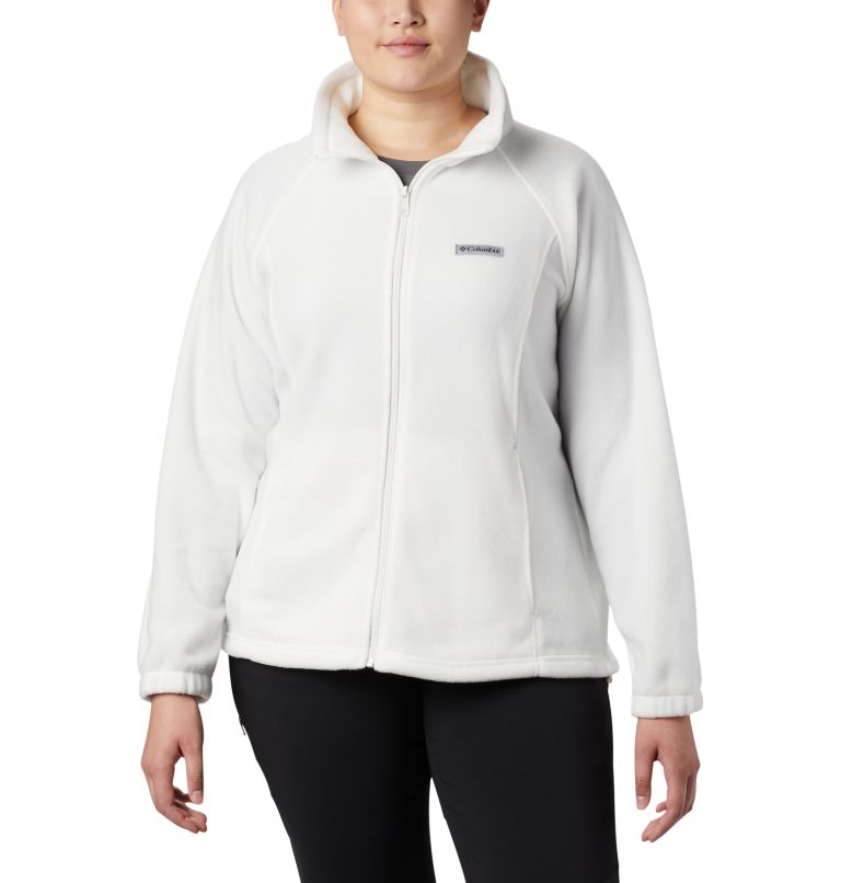 Women's Benton Springs Full Zip Fleece Jacket - Plus Size, Color: Sea Salt, image 1