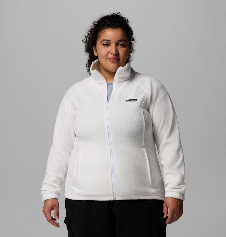 Women's Benton Springs Full Zip Fleece Jacket - Plus Size, Color: Sea Salt, image 1
