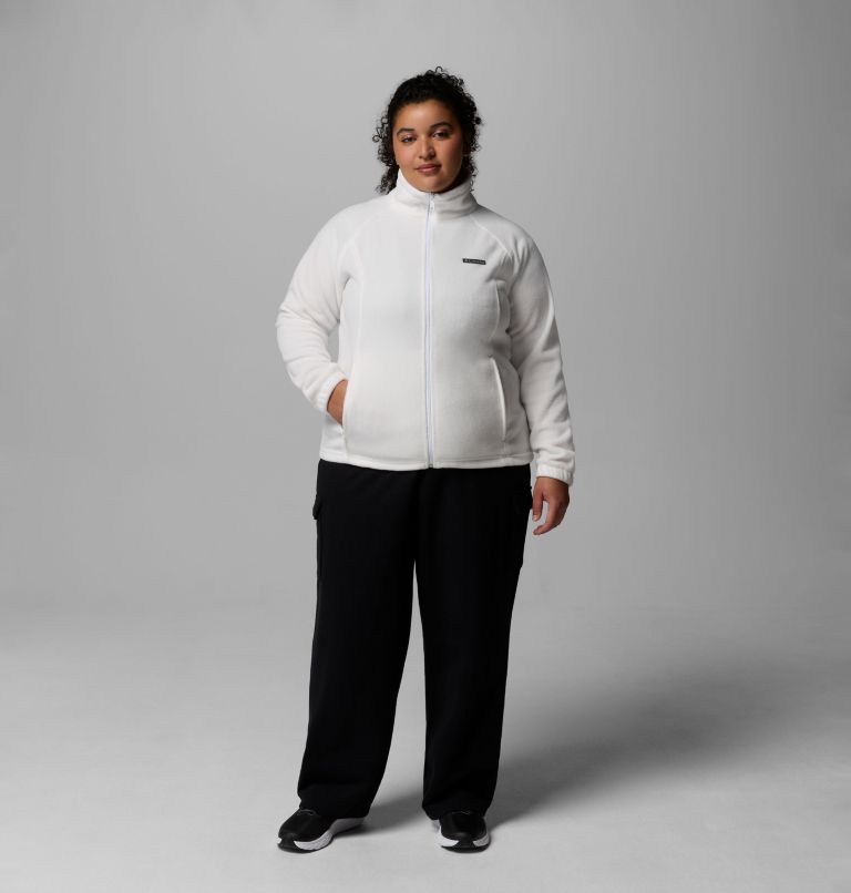 Women's Benton Springs Full Zip Fleece Jacket - Plus Size, Color: Sea Salt, image 2