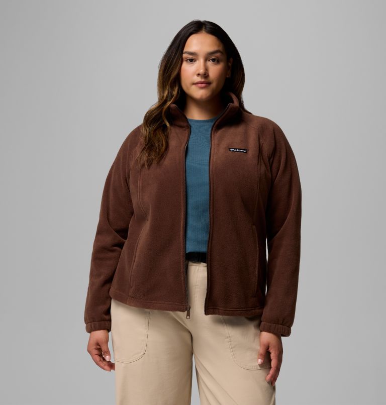 Women's Benton Springs Full Zip Fleece Jacket - Plus Size, Color: Tobacco, image 5