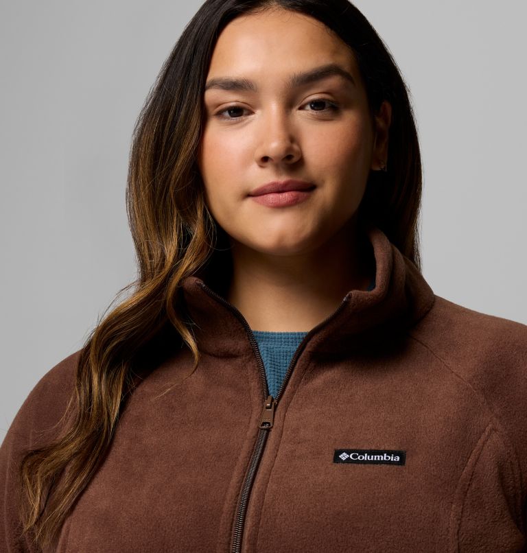 Women's Benton Springs Full Zip Fleece Jacket - Plus Size, Color: Tobacco, image 6