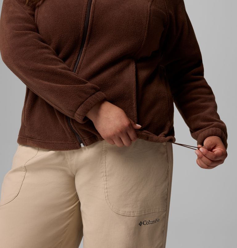 Women's Benton Springs Full Zip Fleece Jacket - Plus Size, Color: Tobacco, image 7