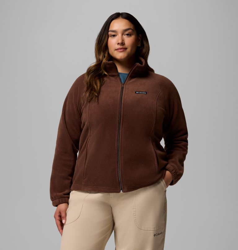 Women's Benton Springs Full Zip Fleece Jacket - Plus Size, Color: Tobacco, image 1