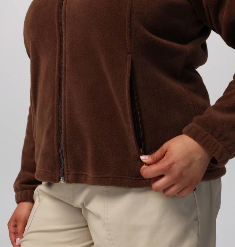 Women's Benton Springs Full Zip Fleece Jacket - Plus Size, Color: Tobacco