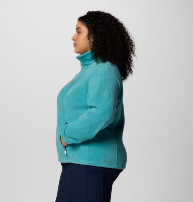 Women's Benton Springs Full Zip Fleece Jacket - Plus Size, Color: Teal, image 3