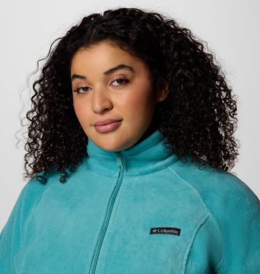 Women's Benton Springs Full Zip Fleece Jacket - Plus Size, Color: Teal, image 4