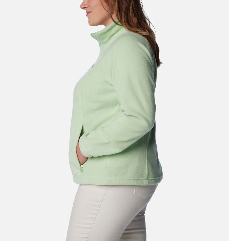 Women's Benton Springs Full Zip Fleece Jacket - Plus Size, Color: Sage Leaf, image 3