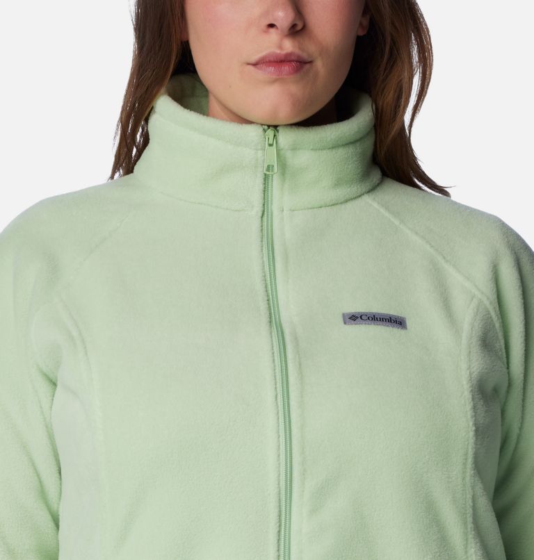 Women's Benton Springs Full Zip Fleece Jacket - Plus Size, Color: Sage Leaf, image 4