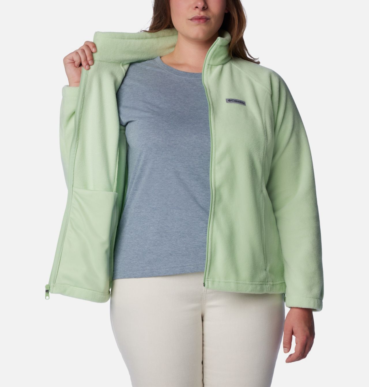 Women's Benton Springs™ Full Zip Fleece Jacket - Plus Size 5