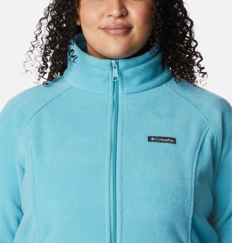 Veste à fermeture éclair complète Benton Springs pour femme – Grandes tailles, Color: Sea Wave, image 4