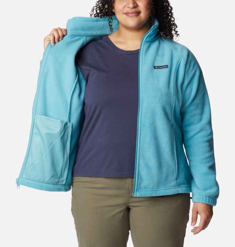 Veste à fermeture éclair complète Benton Springs pour femme – Grandes tailles, Color: Sea Wave, image 5