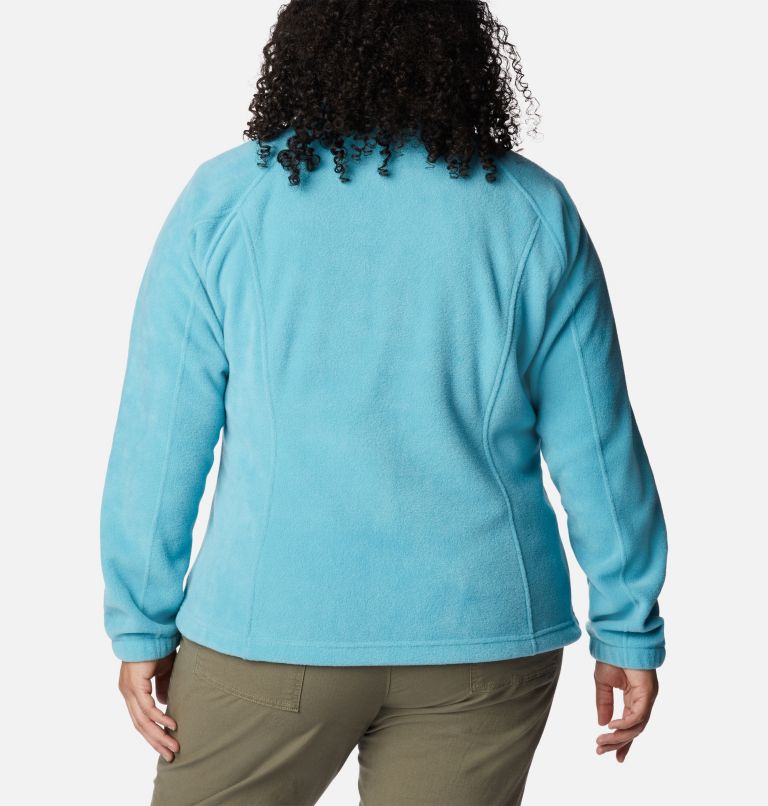 Veste à fermeture éclair complète Benton Springs pour femme – Grandes tailles, Color: Sea Wave, image 2