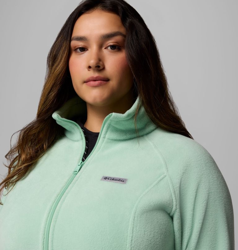 Women's Benton Springs Full Zip Fleece Jacket - Plus Size, Color: New Mint, image 6