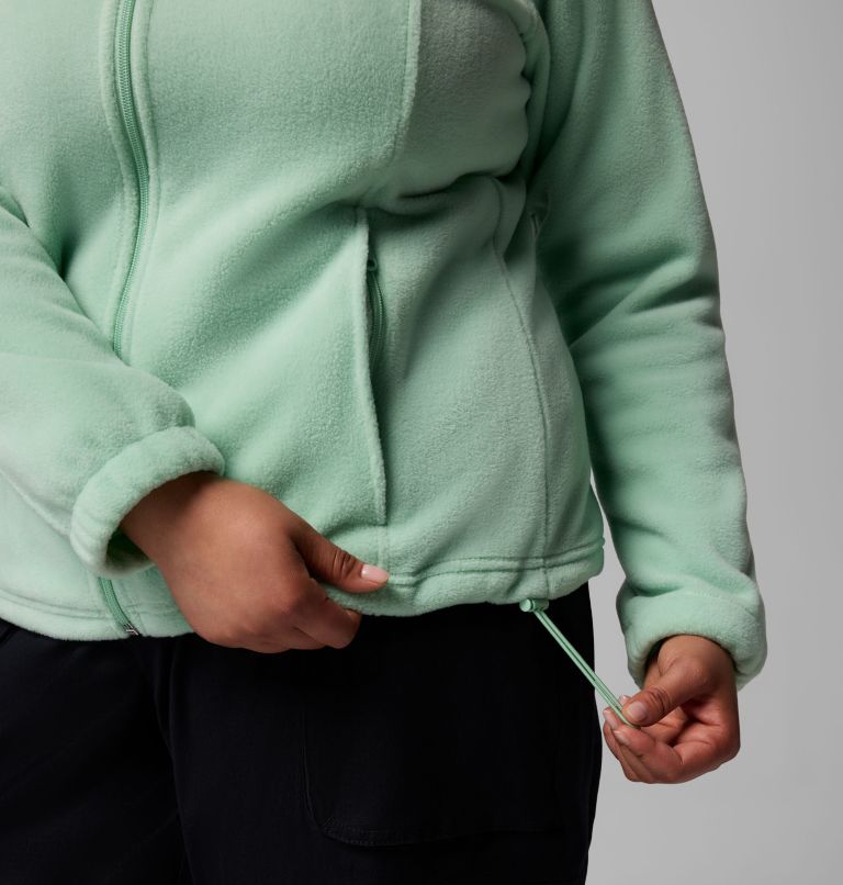 Women's Benton Springs Full Zip Fleece Jacket - Plus Size, Color: New Mint, image 7