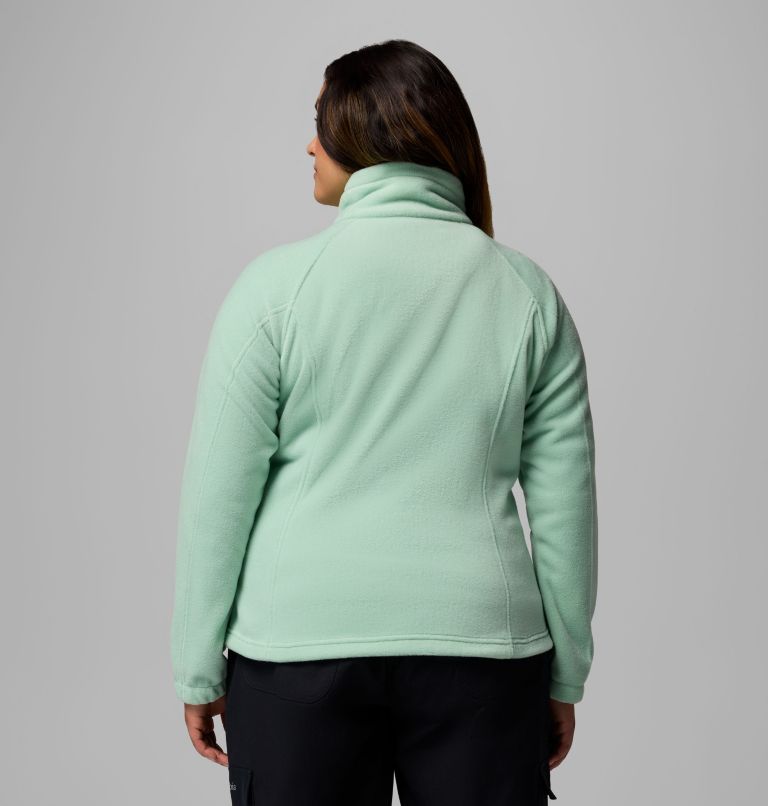 Women's Benton Springs Full Zip Fleece Jacket - Plus Size, Color: New Mint, image 3