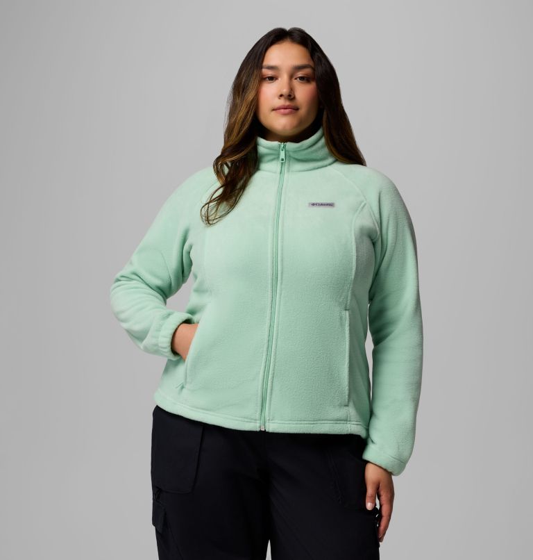 Women's Benton Springs Full Zip Fleece Jacket - Plus Size, Color: New Mint, image 1