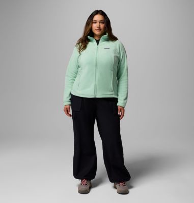 Women's Benton Springs Full Zip Fleece Jacket - Plus Size, Color: New Mint, image 10