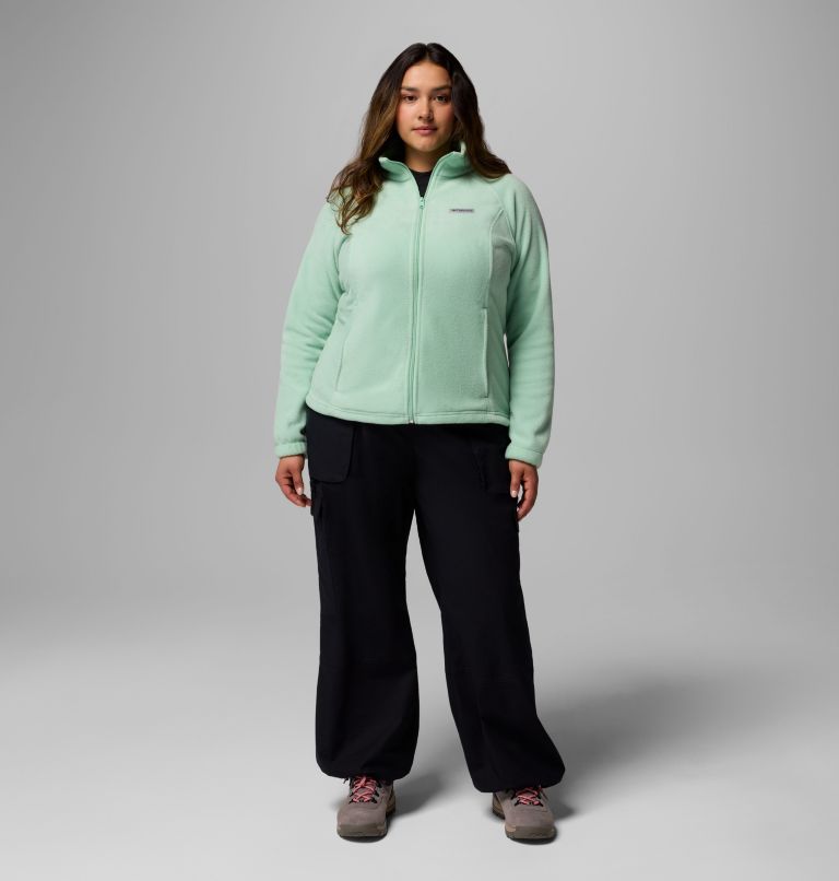 Women's Benton Springs Full Zip Fleece Jacket - Plus Size, Color: New Mint, image 2