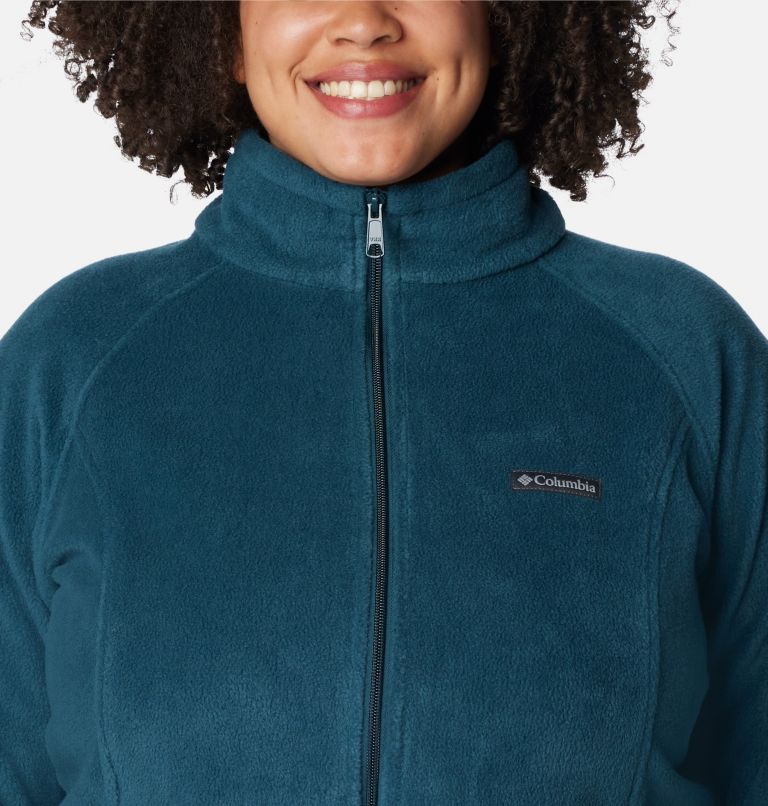 Women's Benton Springs Full Zip Fleece Jacket - Plus Size, Color: Night Wave, image 4