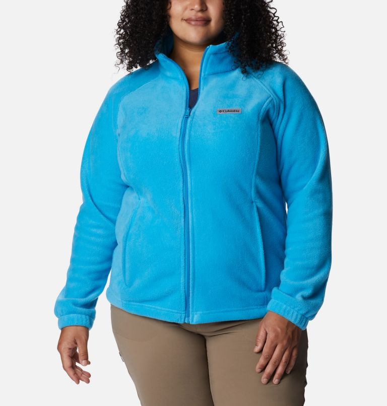 Benton Springs Full Zip | 422 | 2X, Color: Blue Chill, image 1