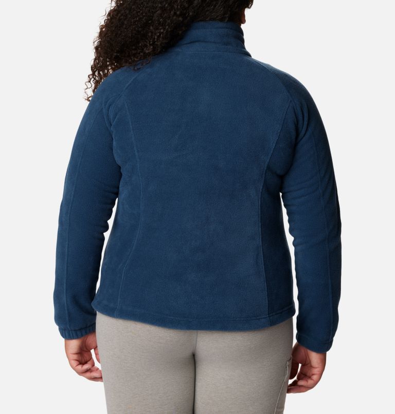 Women's Benton Springs Full Zip Fleece Jacket - Plus Size, Color: Columbia Navy, image 2