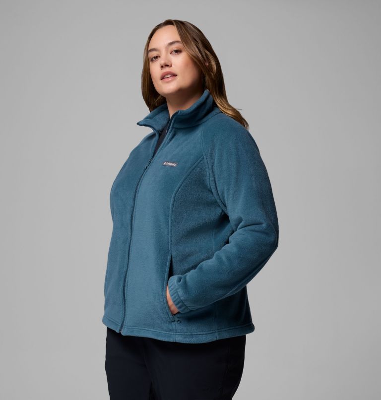 Women's Benton Springs Full Zip Fleece Jacket - Plus Size, Color: Everblue, image 4