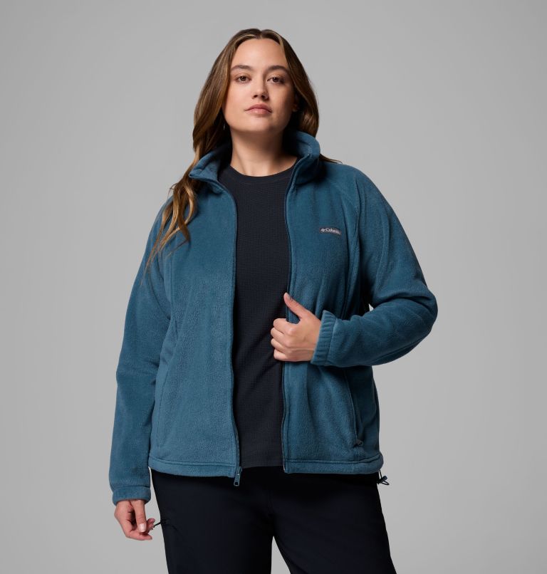 Women's Benton Springs Full Zip Fleece Jacket - Plus Size, Color: Everblue, image 5