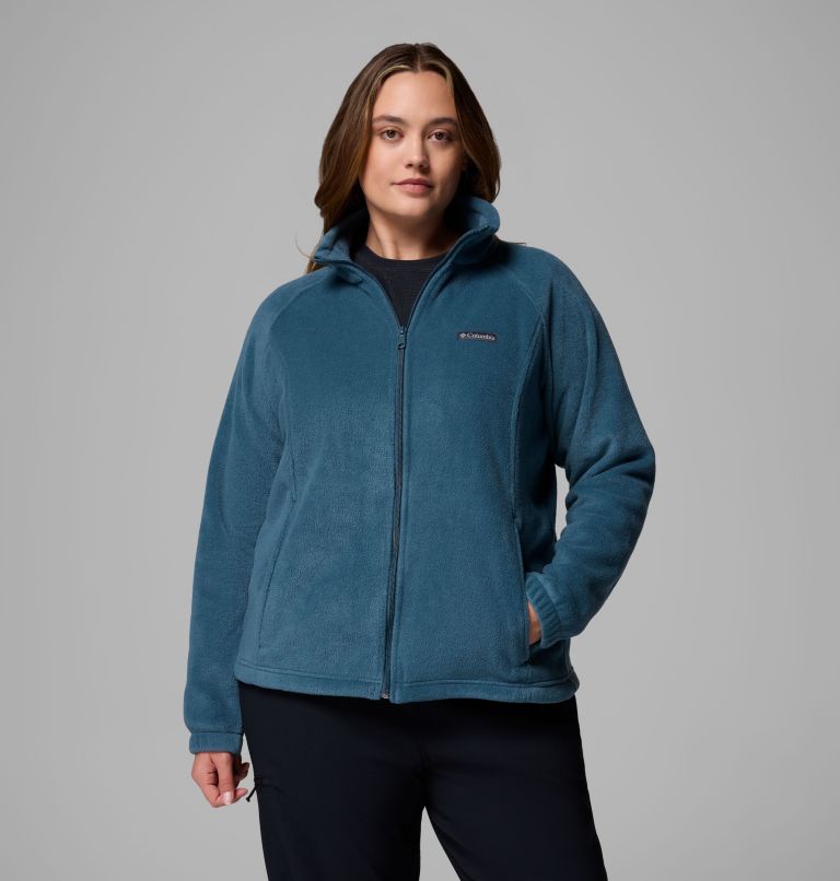 Women's Benton Springs Full Zip Fleece Jacket - Plus Size, Color: Everblue, image 1
